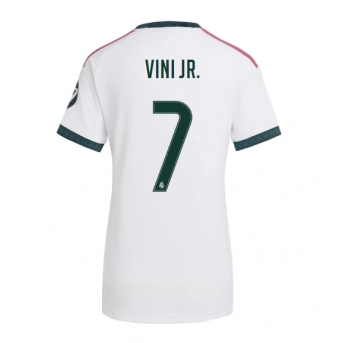 Real Madrid Vinicius Junior #7 Maglia Gara Casa Repliche 2026-27 Donna Maniche Corte